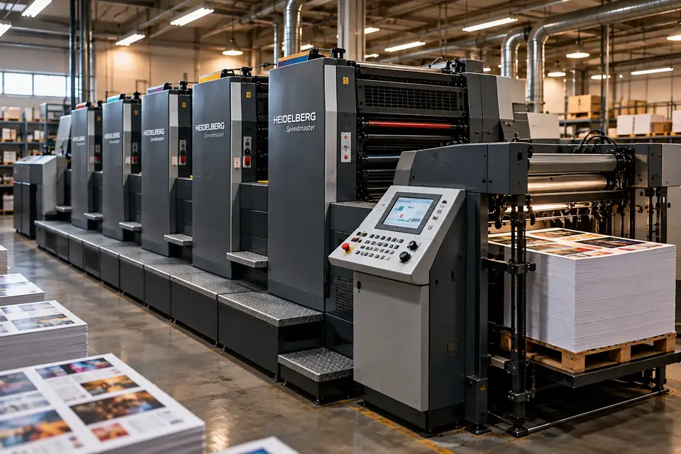 Heidelberg Speedmaster offset printing press