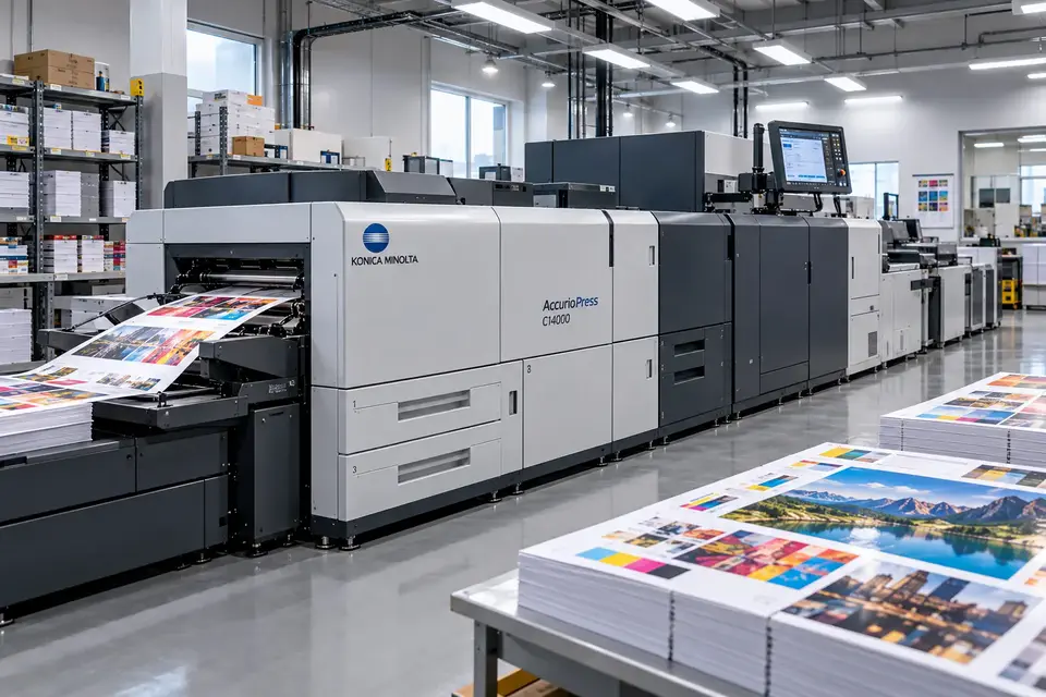 Konica Minolta digital printing press