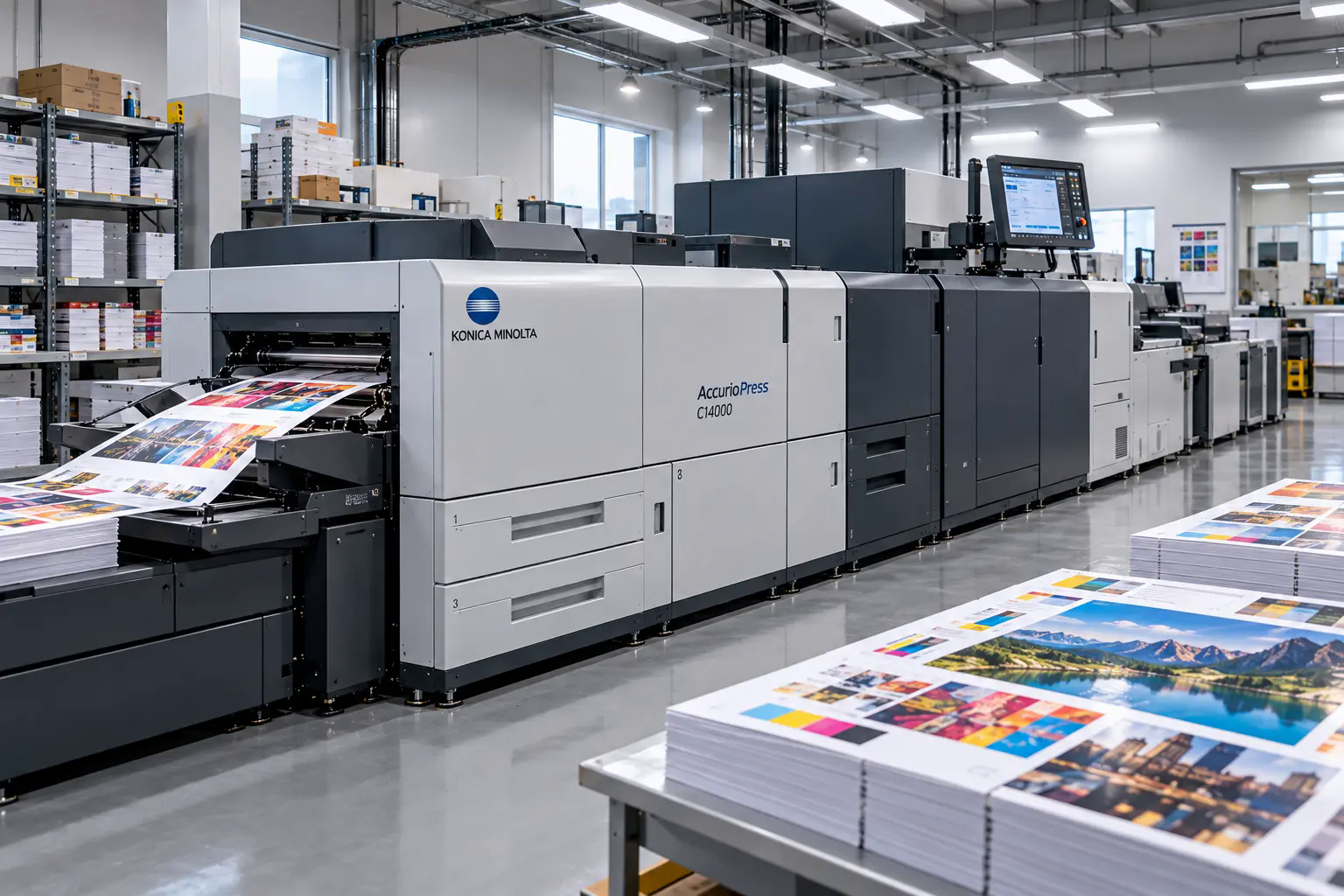 Konica Minolta digital printing press